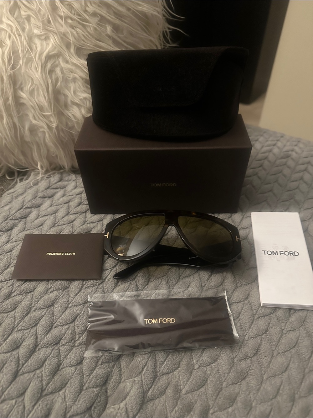 Tom Ford Sunglasses with Brown Lenses